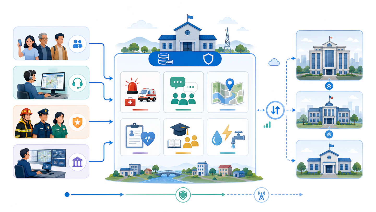 PBB local-node architecture connecting community users, local services, selective relay delivery, and upstream coordination